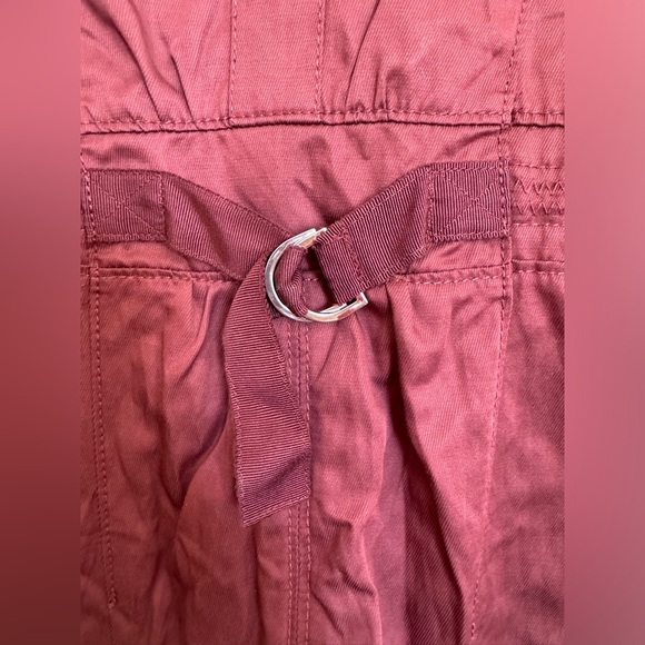 NWT WHITE HOUSE BLACK MARKET Utility Jacket Maroon Brandied Cherry Size 00 XXS - Picture 6 of 10